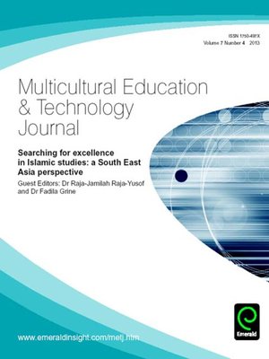 cover image of Multicultural Education & Technology Journal, Volume 7, Issue 4